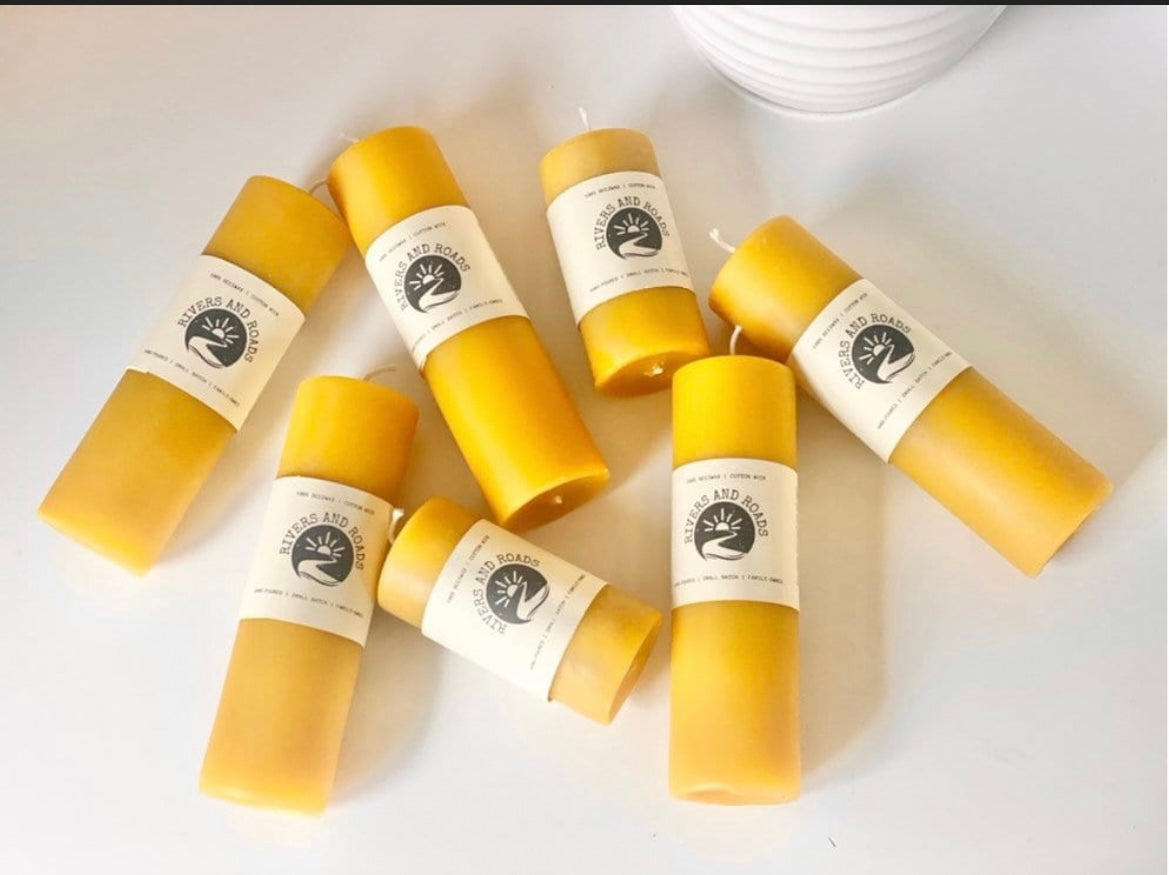 2ā x 6ā Beeswax Candle