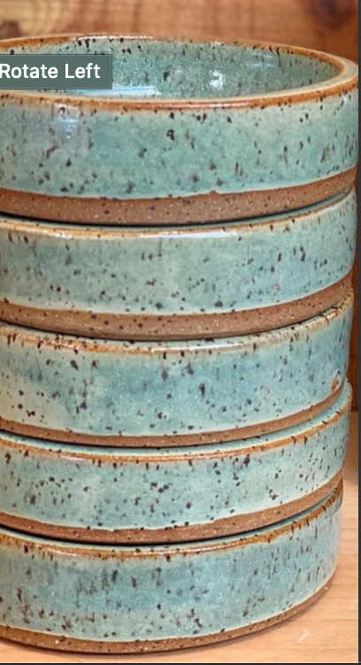 Stoneware Pillar Plate