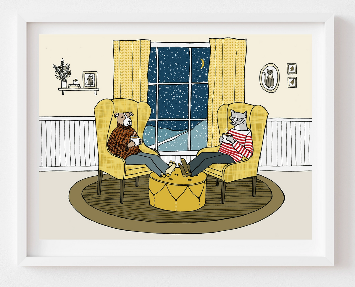 8 x 10 print, Sloe Gin Fizz