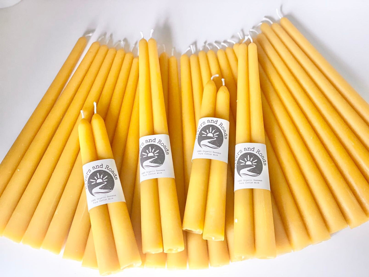 Beeswax Taper Candles