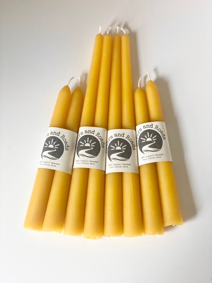Beeswax Taper Candles
